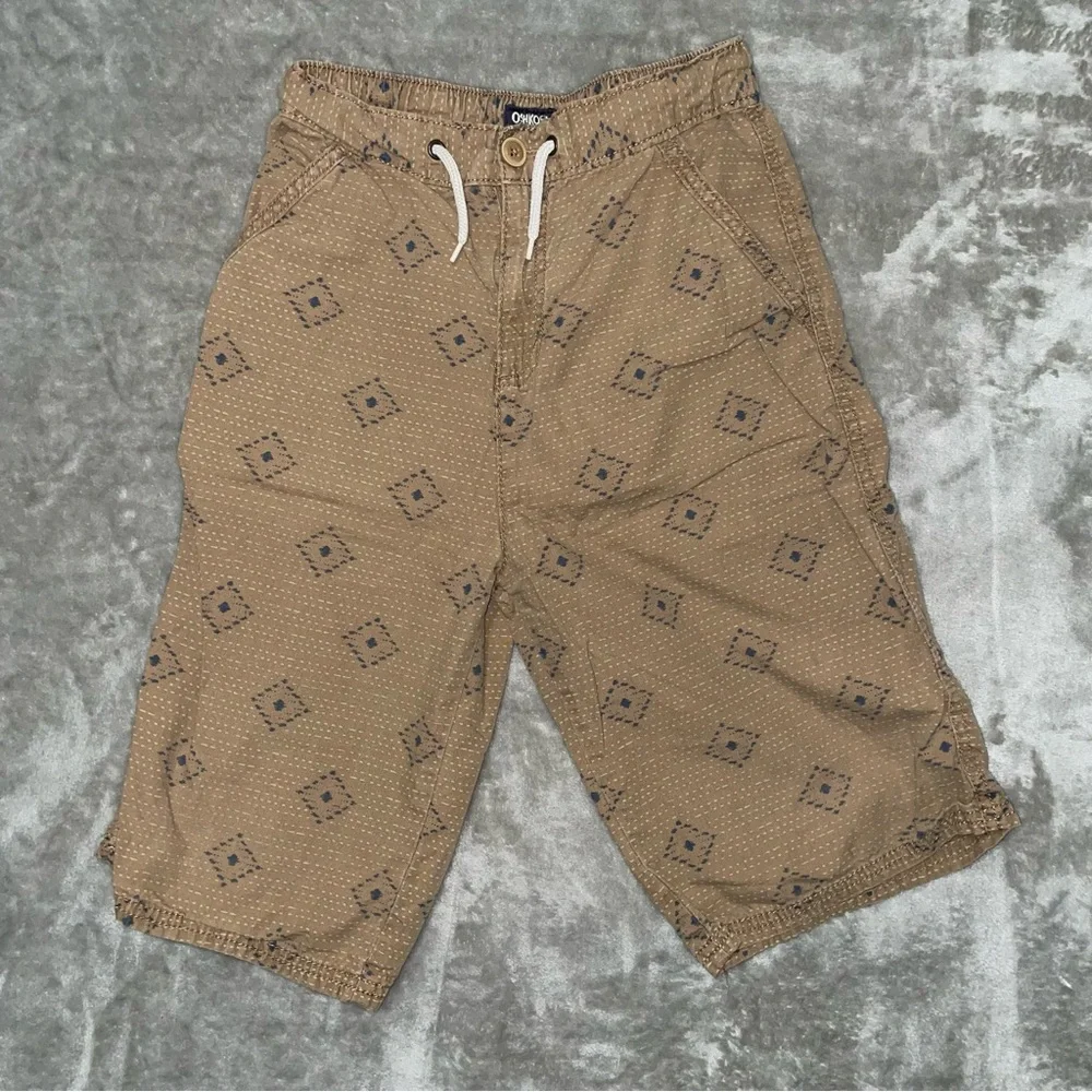 GAP Kids Distressed Blue Jeans & Tan Pattern Shorts Bundle Size 12 Boy